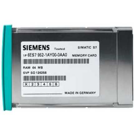 Siemens 6ES7952-1AP00-0AA0 Siemens S7, RAM MEMORY CARD FOR S7-400, LONG VERSION, 8 MBYTES
